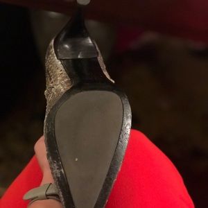 Sergio Rossi Snake Skin boots